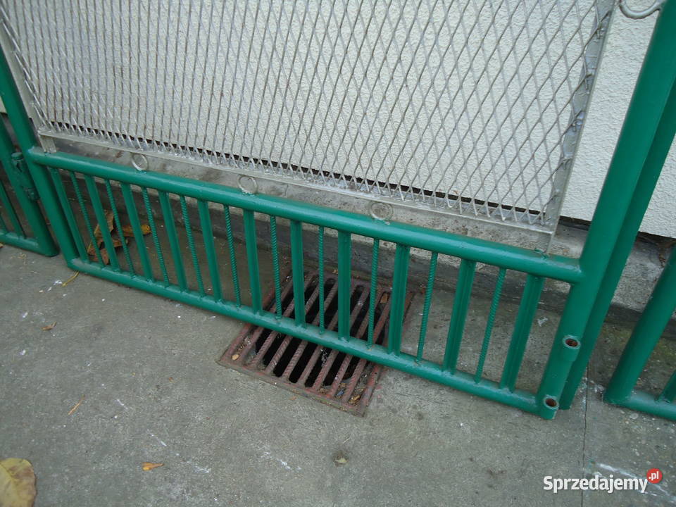 Brama na posesje 3 szkrzydła stalowa używana małopolskie sprzedam
