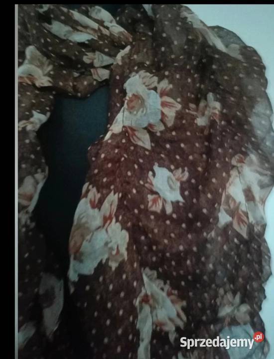 Komin szal brązowy Krosno