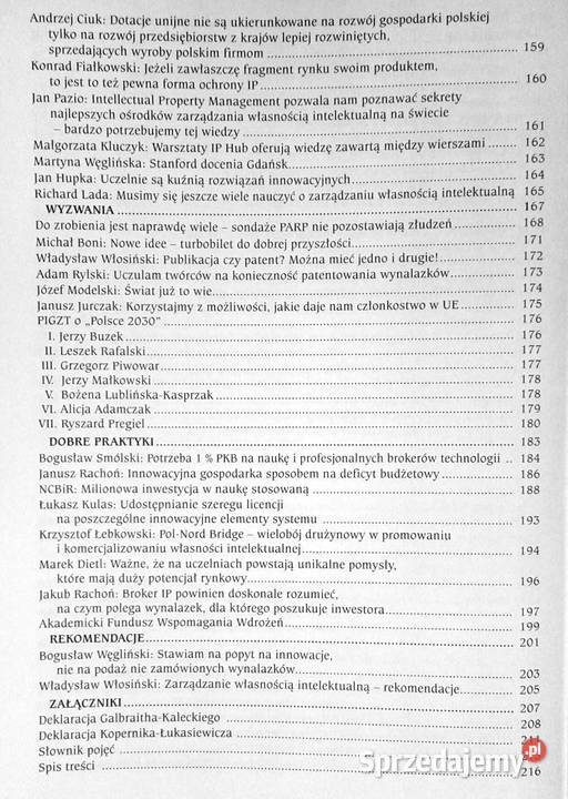 Zarządzanie własnością intelektualną IP Rok wydania 2010