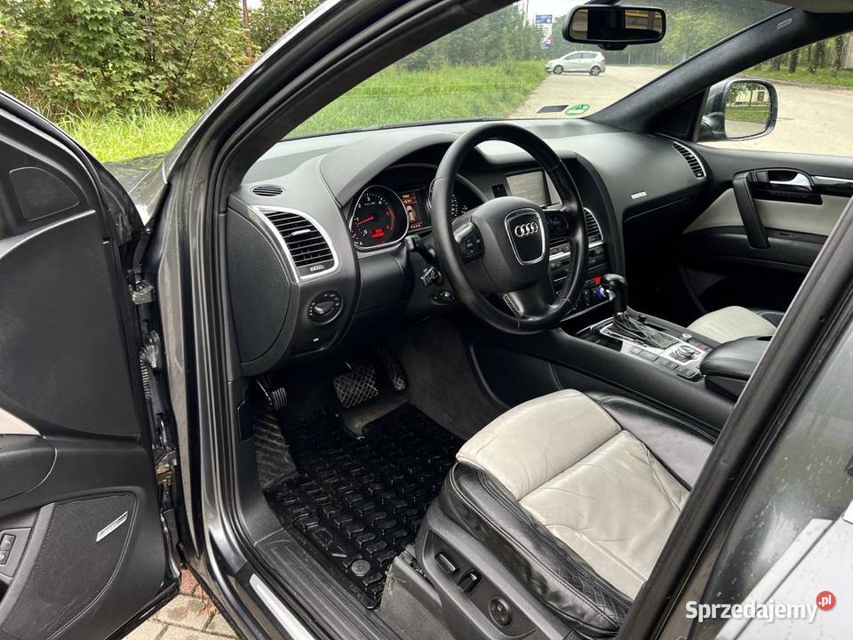 Audi Q7 2009r Lift 42 V8 TDi S line Indywidual szary Olsztyn