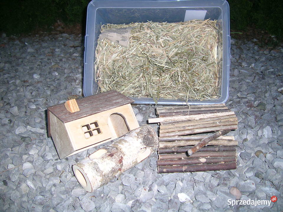 Klatka chomika duża akcesoria Czarna