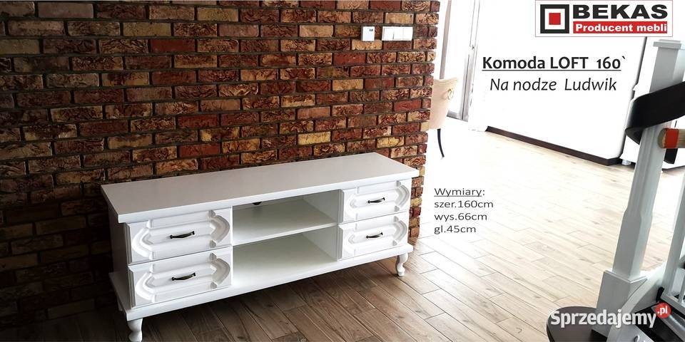 Komoda LOFT Witryna Narożna 70 Ludwik Śliczna Zamość