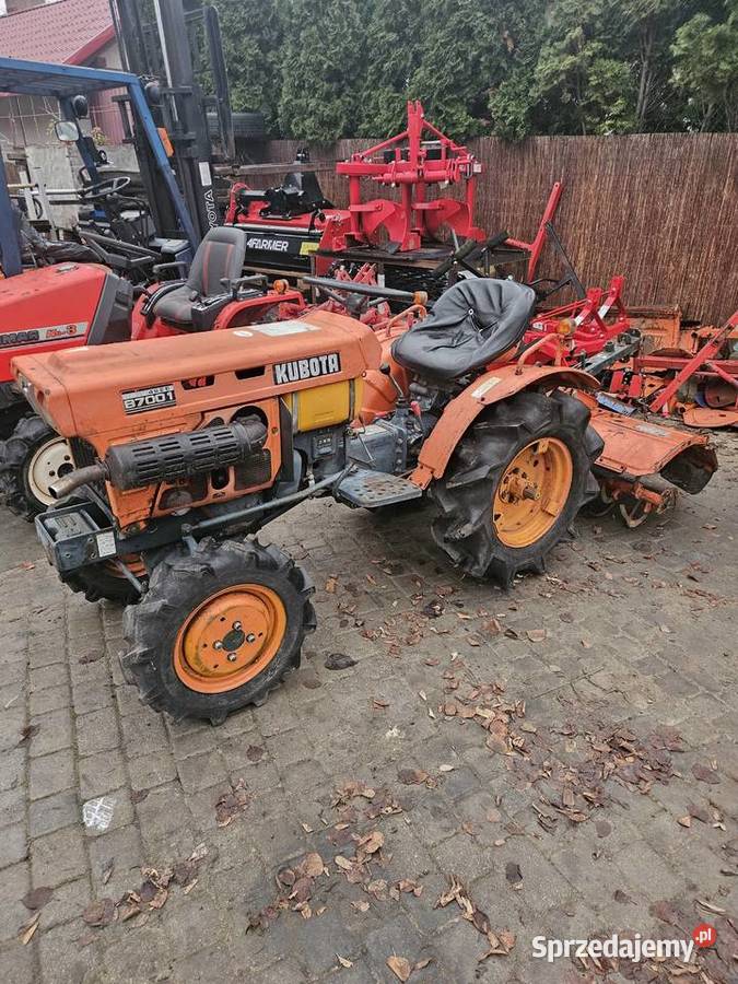 Kubota B7001 4x4 z glebogryzarką aste iseki tm kujawsko-pomorskie Rożno-Parcele