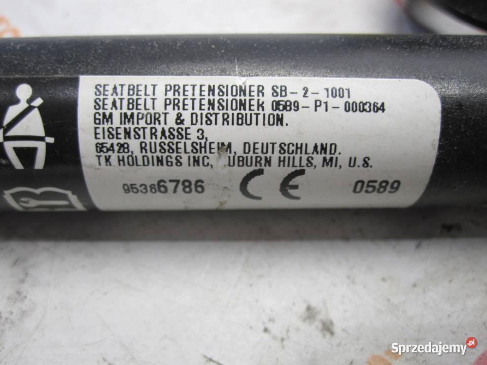 MOKKA A 15r pas bezpieczeństwa lewy przód Kielce