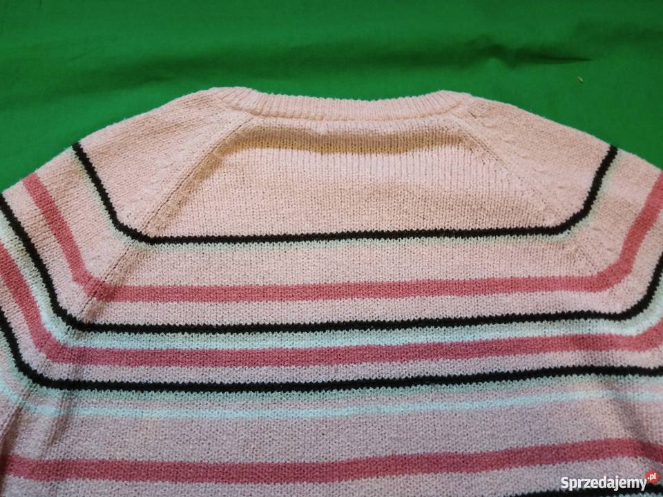Bluzka Berkertex w kremoworóżowoczarne paski Moda i Styl Warszawa sprzedam