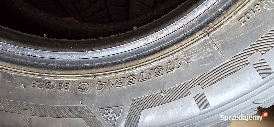 Opony zimowe Bridgestone Blizzak 17575 R14 Samochodowe Rybnik