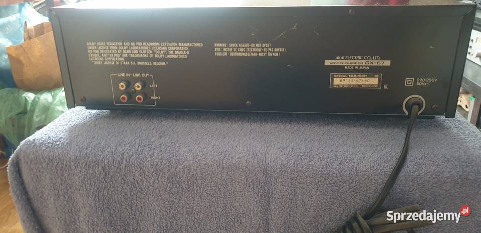 Magnetofon Akai GX67 Nowy Sącz sprzedam