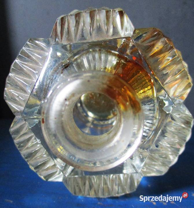Art Deco Kryształowy Flakon na Perfumy Bohemia Nieporęt