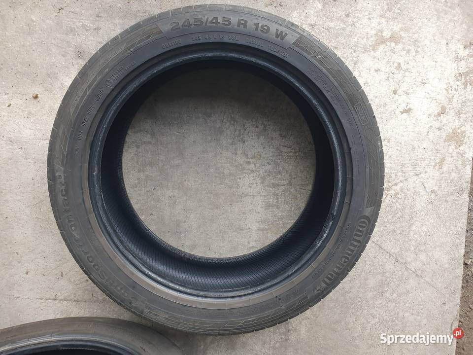 Opony Continental Conti Sport Contact 5 24545R19 kujawsko-pomorskie Miechowice