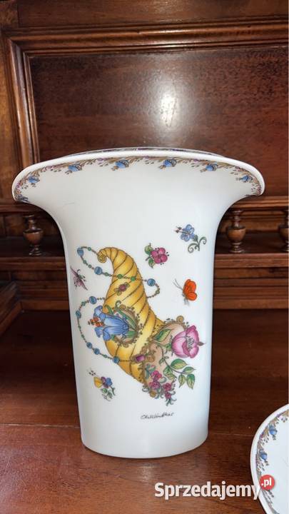 Patera dekoracyjne Hutschenreuther Róg obfitości pomorskie Gdańsk