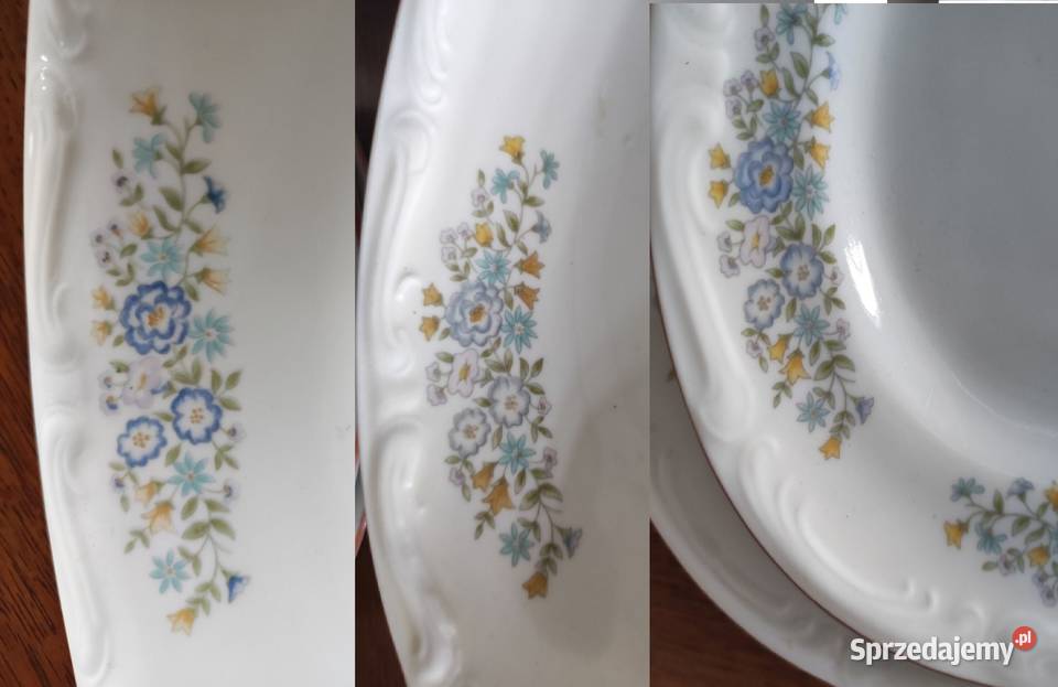 zestaw obiadowy kolekcjonerski porcelana