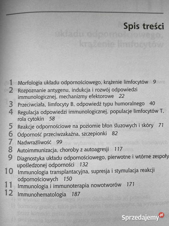 Witold Lasek Immunologia repetytorium Katowice