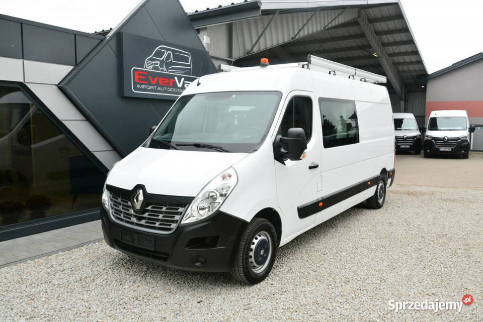 Renault Master 7 osobowy brygadówka doka pełna 130KM Warszawa