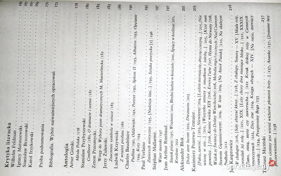 Młoda Polska Literatura Tomasz Weiss miękka sprzedam