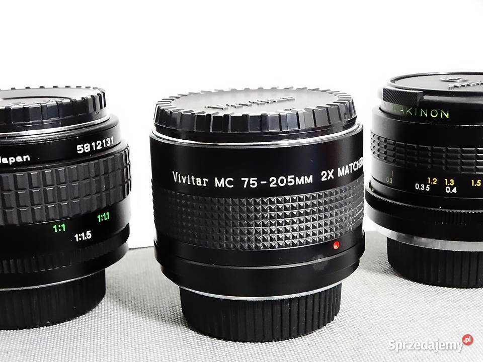 Torba fotograficzna trzy obiektywy lubelskie