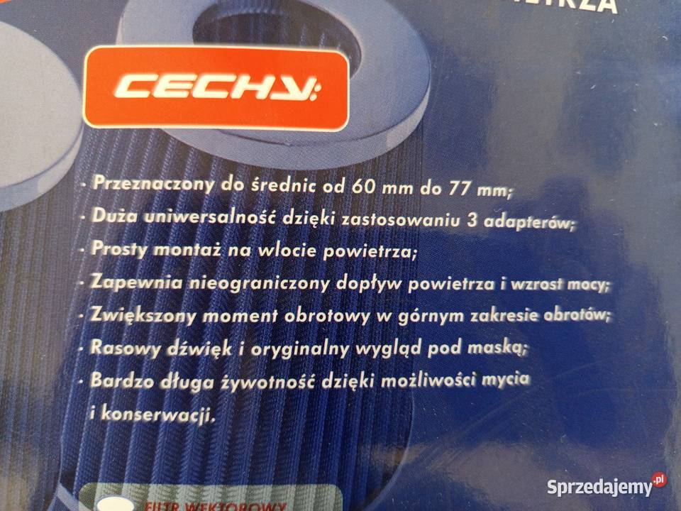 Filtr powietrza stożkowy 6077mm Kąty Wrocławskie