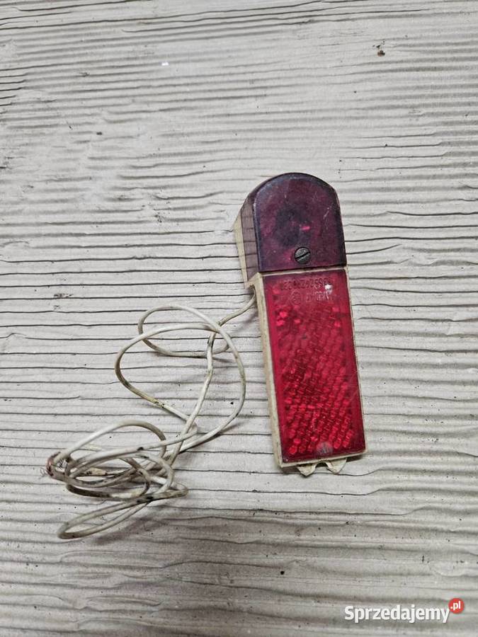 Tylna Lampa Lampka Rowerowa Czechosłowacja Kłodawa