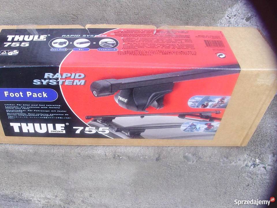 Thule 755 stopy na reling śląskie sprzedam