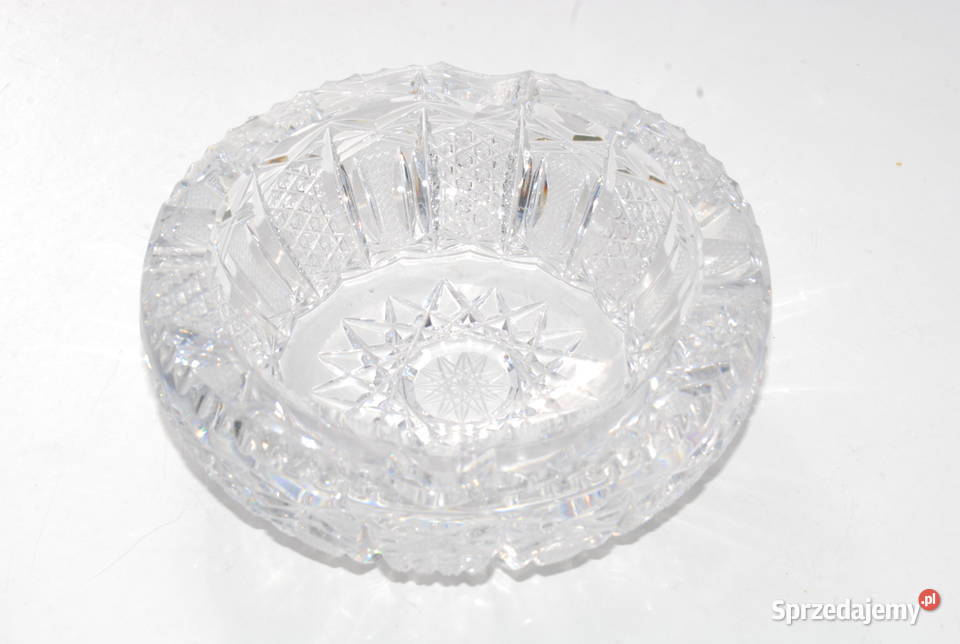 Stary popielniczka kryształowa kryształ 15 antyk Cieszyn