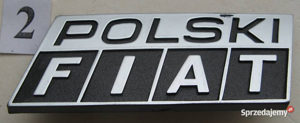 Emblemat logo znaczek POLSKI FIAT NOWY ORYGINAŁ śląskie