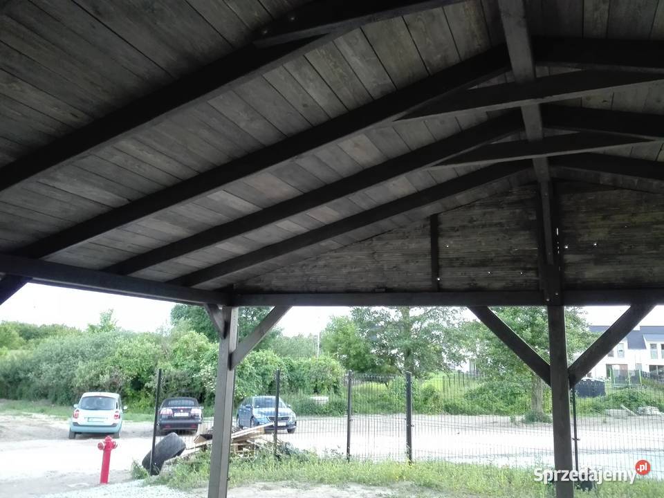 Wiata garażowa wolnostojąca 42m2 Konin