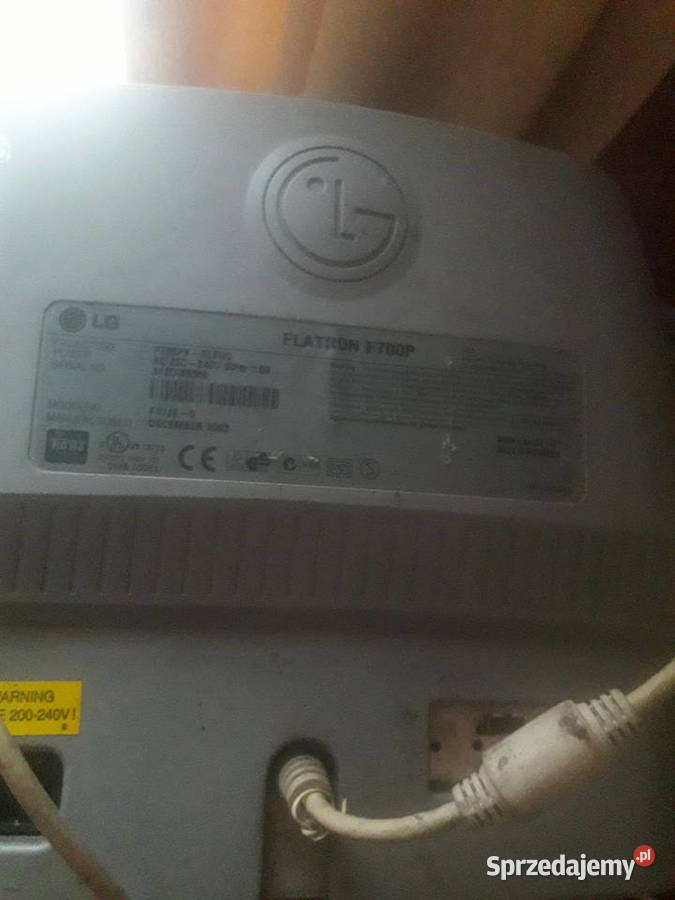 Monitor kineskopy LG Flatron f700b Miechów