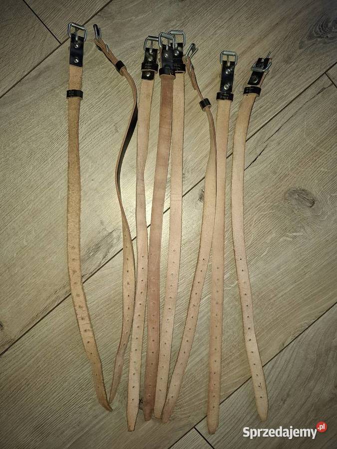 Troki Skórzane LWP Zestaw 8 sztuk czarne Militaria Kielce