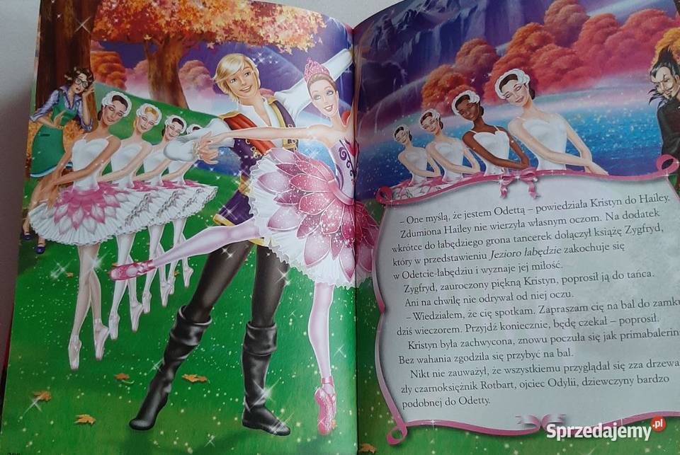 Książka dziewczynek Barbie Złota księga bajek Zabrzeg sprzedam