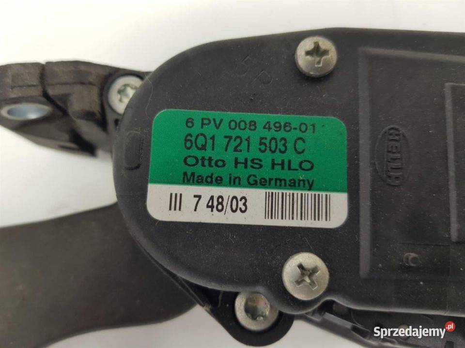 PEDAŁ 6Q1721503C SKODA FABIA KOMBI osobowe Pozostałe kujawsko-pomorskie