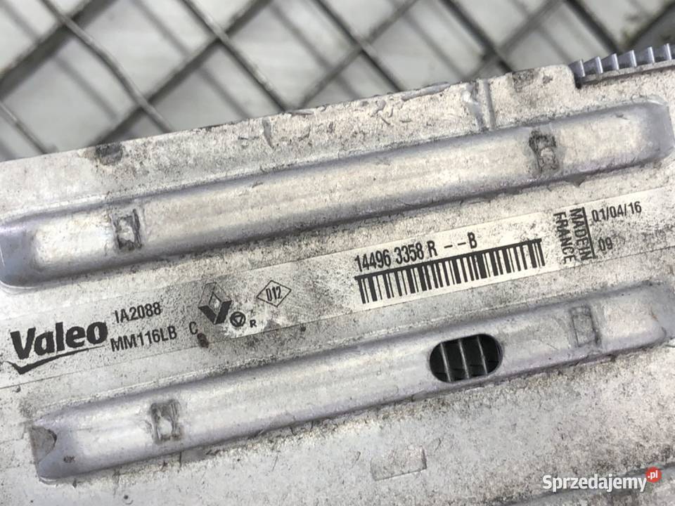 INTERCOOLER RENAULT MEGANE IV 144963358R 16 205 podkarpackie