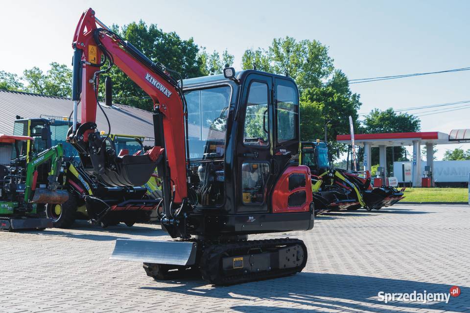 Minikoparka waga 19 tony silnik KUBOTA Euro V śląskie