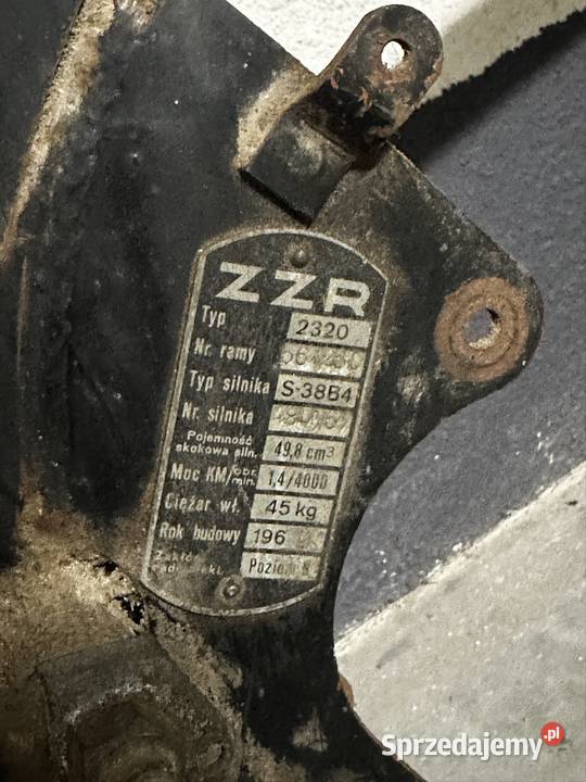 Rama romet komar 232 1969 blotnik bagażnik Komar Białystok