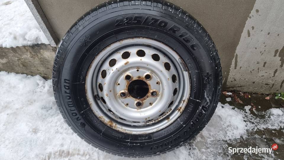 Koło zapasowe opona felga 22570 R15C VW LT