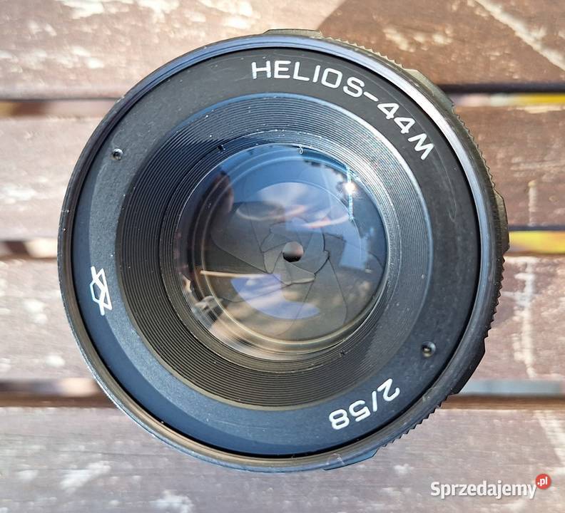 Helios 44M 8 listków przesłony AM Swirly Bokeh Warszawa
