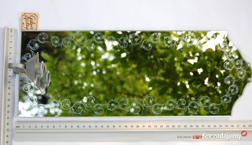 IKEA Sandefjord świecznik z lustrem na ścianę Dekoracje i ozdoby