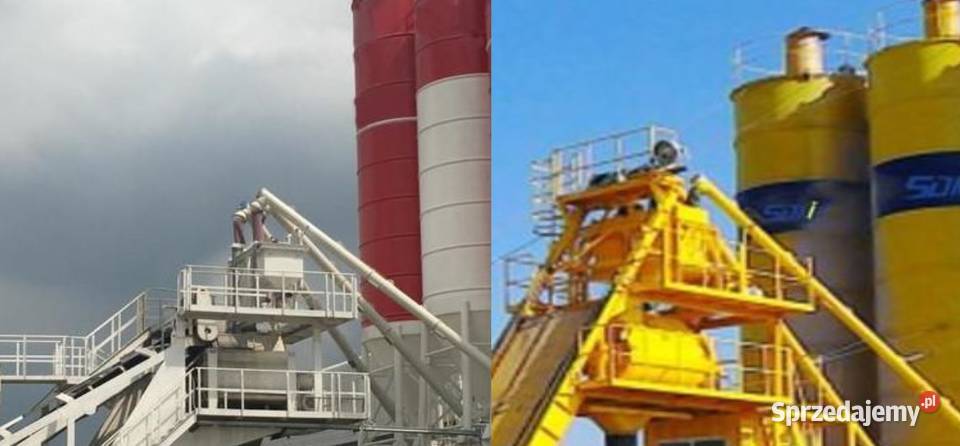 MOBILNY WĘZEŁ BETONIARSKI WYDAJNOŚĆ 60m3h Radom