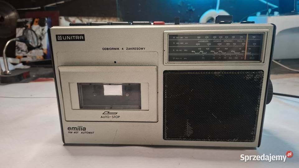 Zestaw retro audio PRLNRD gramofon Unitra Namysłów