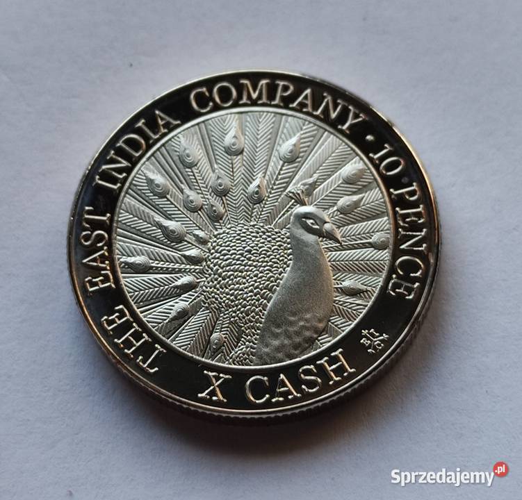 Moneta Saint Helena East India Company 10 Pence mazowieckie