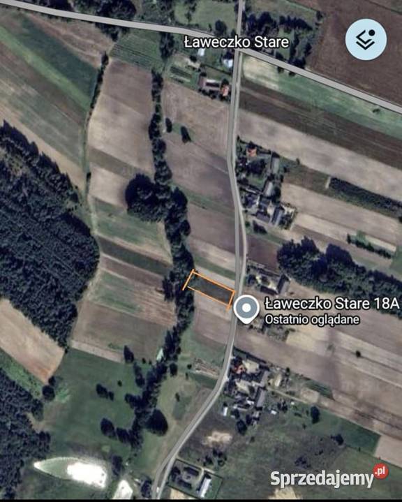 Sprzedam działkę budowlaną Ławeczko Stare
