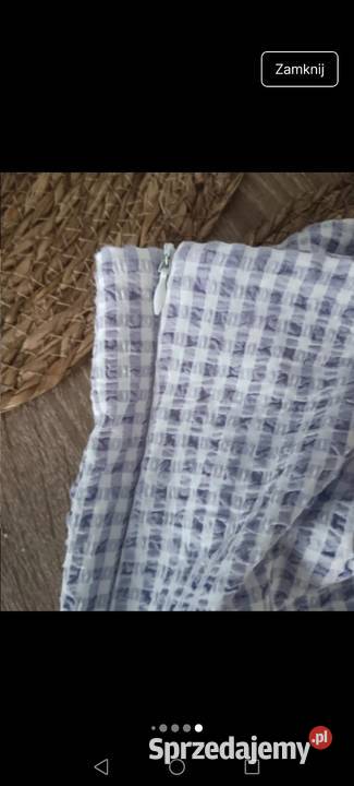 Spódnica krótka fioletowa trapezowa tweedowa Spódnice i sukienki Krosno