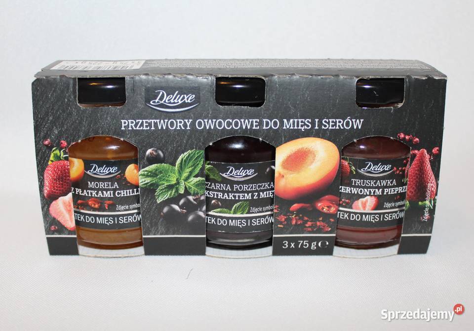 Deluxe 3 przetwory owocowe do mięs i serów sosy Stare Miasto