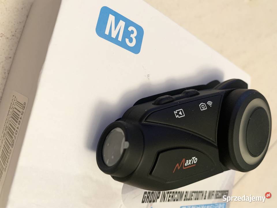 Interkom motocyklowy MaxTo M3 oraz 64GB karta pamięci