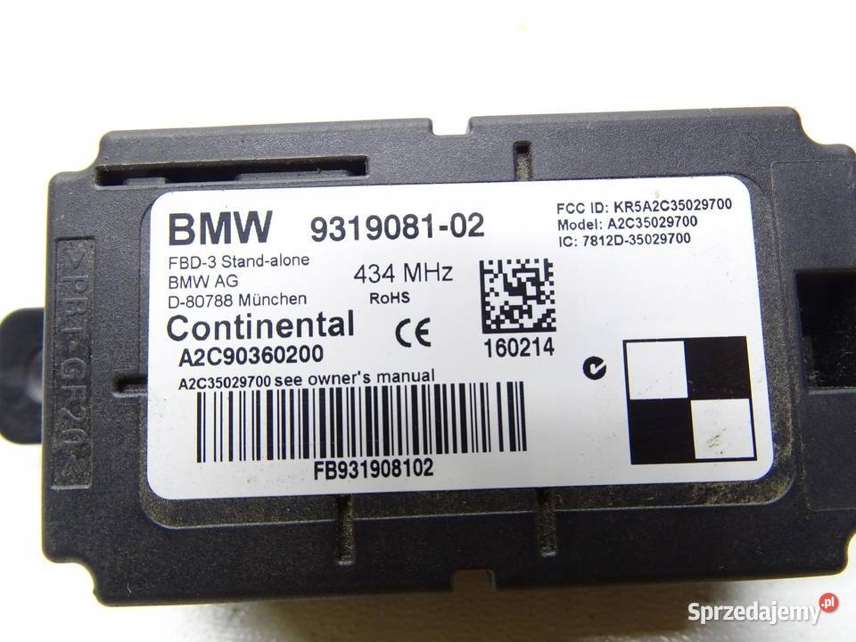 MODUŁ STEROWNIK ZDALNEGO STEROWANIA BMW F30 F31 osobowe sprzedam