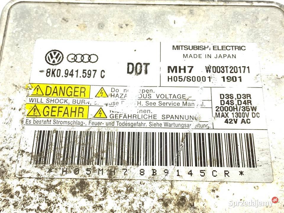 PRZETWORNICA XENON AUDI A6 C7 8K0941597C 1018