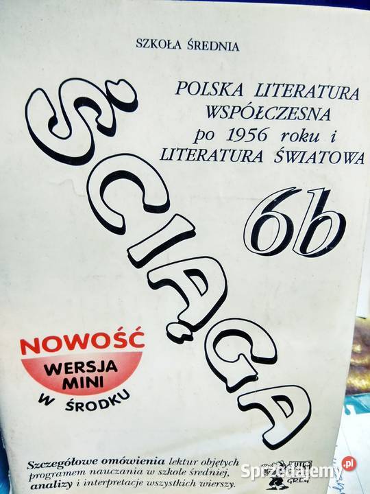 Polski ściąga 6b Greg antykwariat szkolny Warszawa