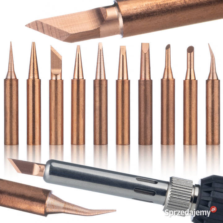 Zestaw Grotów Lutowniczych 900M 10 Typów Miedź 6 małopolskie Ludźmierz