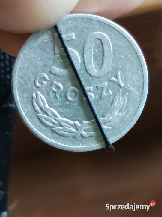 Sprzedam monete 50 gr 1949 r mala skretka Numizmatyka Chełm sprzedam
