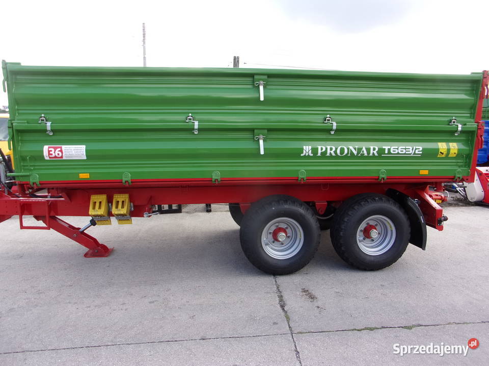 NOWA Przyczepa TANDEM paletowa T6632 PRONAR 7ton Opoczno