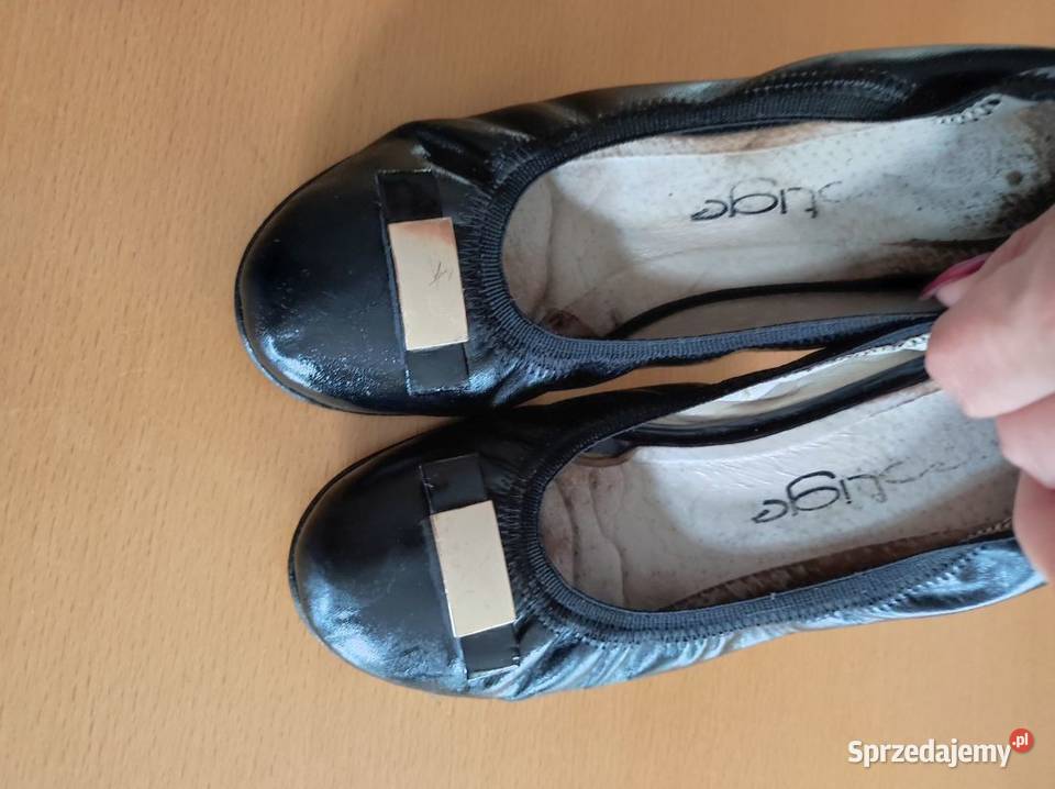 buty balerinki półbuty lakierowane lakierki