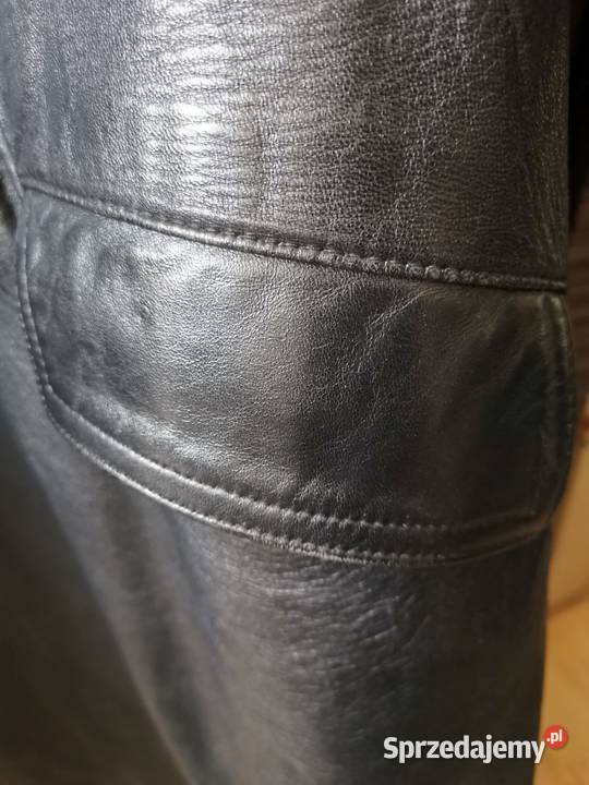 PŁASZCZ DŁUGI SKÓRA NATURALNA PATRZ WYMIARY kujawsko-pomorskie Grudziądz